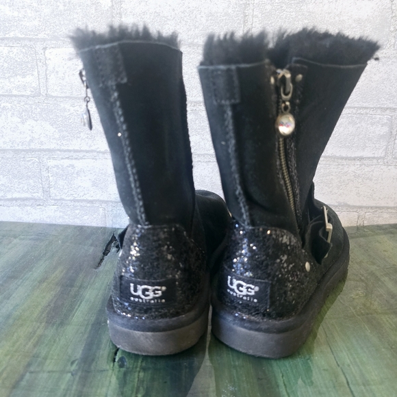 UGG Blaise Glitter Moto Boot - Picture 4 of 7